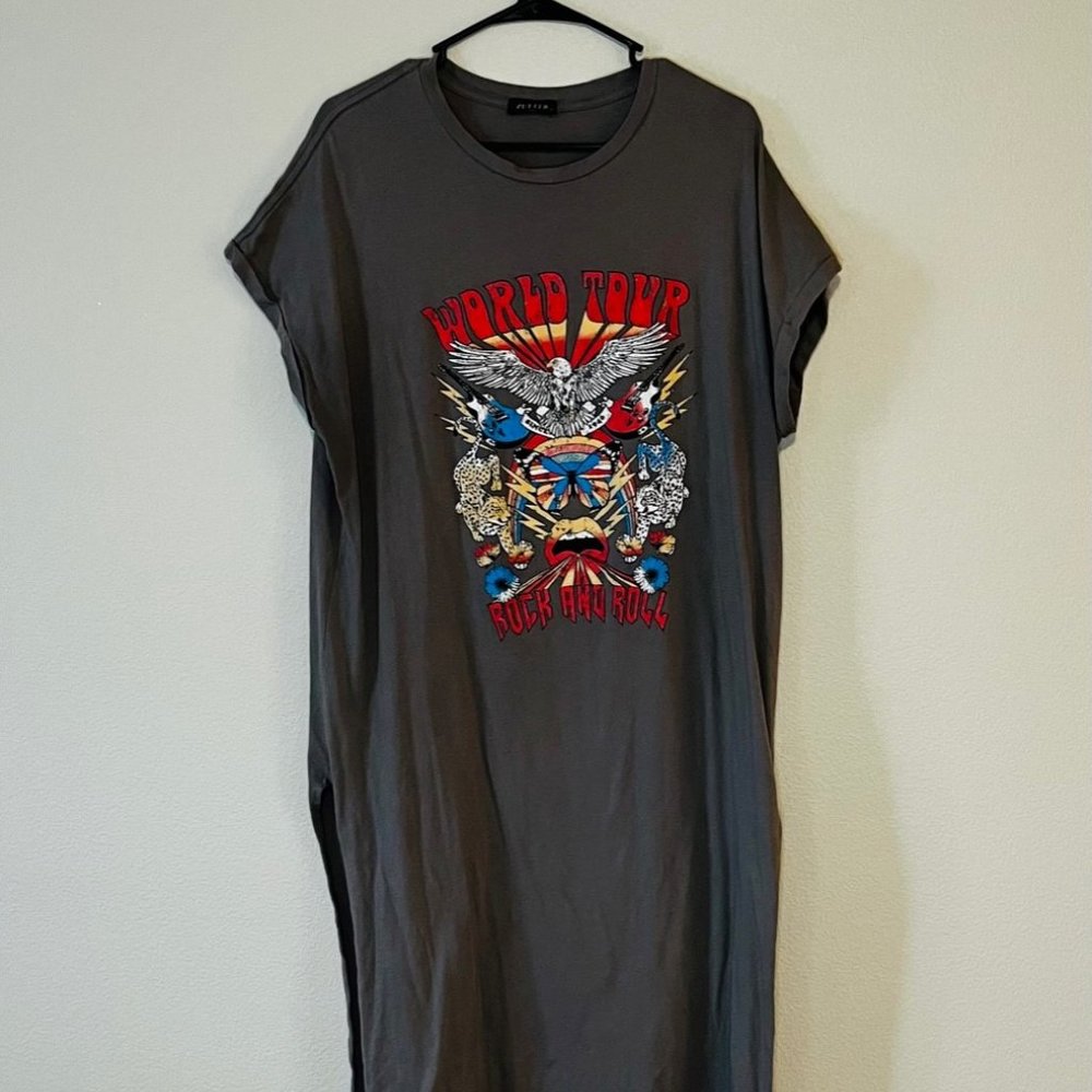 Graphic Tee Style Dress